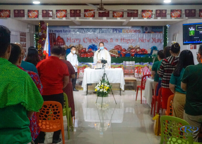 Before anything else, we started our Christmas celebration with a mass.