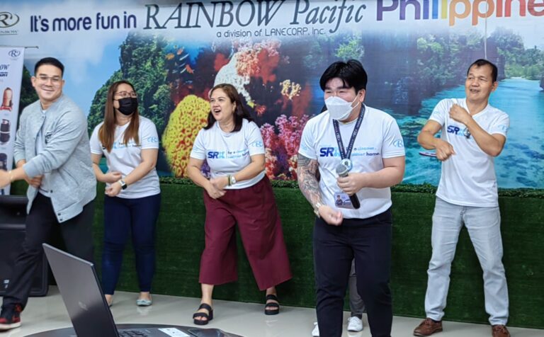 Lucky Comfri group led the iconic Rainbow dance.