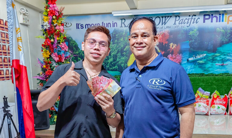 In the BINGO game, Dealer Richmon Revilla won ₱1,000 in cash.