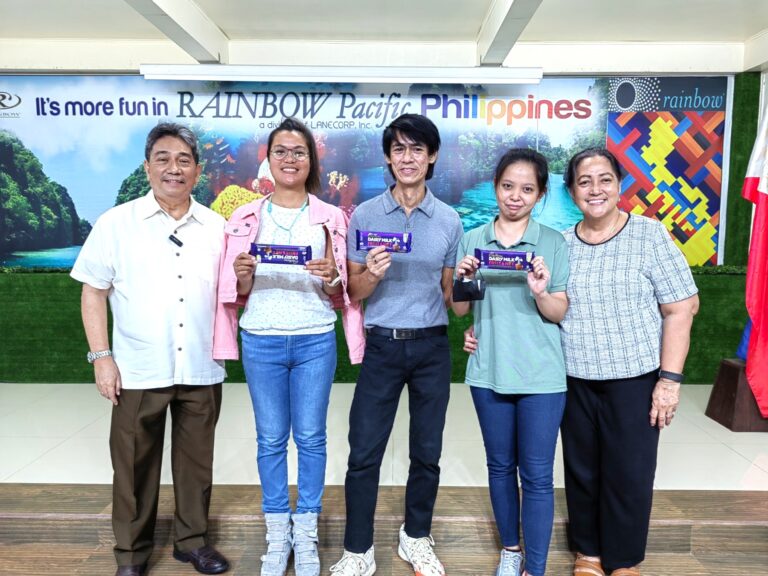 June birthday celebrants received their traditional chocolate bar tokens from SD Santi Dapul and Finance Director Rose Dapul.