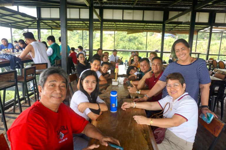 Enjoying a delicious farewell lunch together, sharing laughter and good company at Isaw Haus, Tanay, Rizal