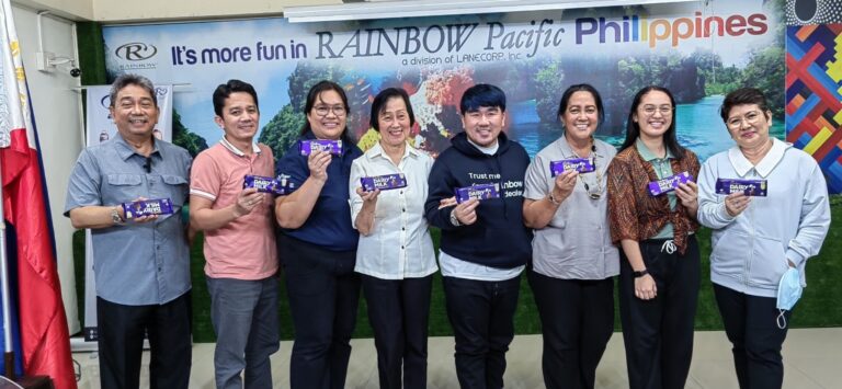 Here are the individuals celebrating their birthdays in September, proudly displaying the traditional chocolate bars from the office.  Left to right: SD Santi Dapul, GM Nonelon Limoico, RD Jenlyn Legre, ED Amalia Soriano, ED Artchie Teleron, FD Rosanna Dapul representative of Ms. Aggie Dapul, Ms. Alyssa Go and MD Marison Neria representative of Mr. Ivan Dapul.