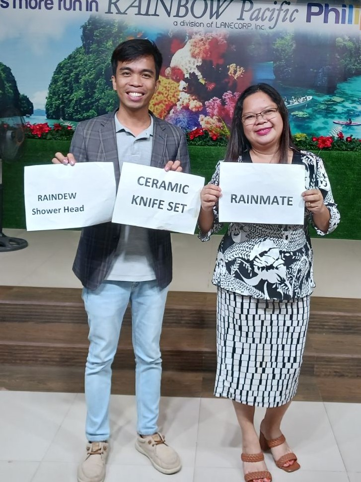 Meet the winners of the Refer a Friend promo who got cool stuff like Rainmate, Ceramic Knife Set, and Raindew from October 30 to November 26, 2023.